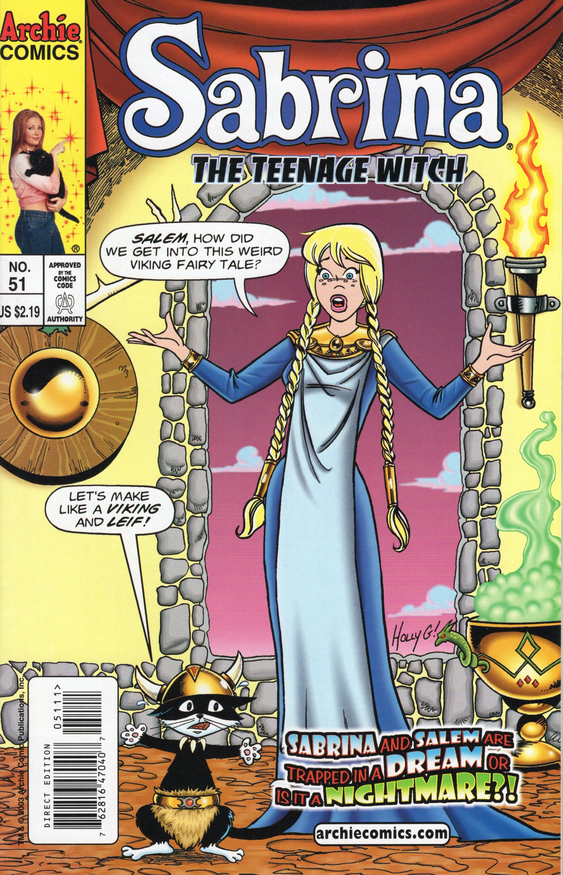 Sabrina the Teenage Witch Issue 51 Jan. 2001 Archie Comics FN